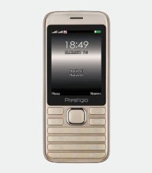 Prestigio Grace A1 7,11 cm [2.8"] 102 g Gold Funktionstelefon 