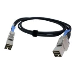 QNAP CAB-SAS05M-8644 Serial Attached SCSI [SAS]-Kabel 0,5 m Schwarz 