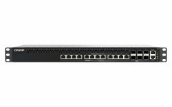 QNAP QSW-M5218P-6F12T Netzwerk-Switch Managed L3 10G Ethernet [100/1000/10000] Power over Ethernet [PoE] 1U Schwarz 