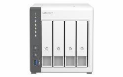 QNAP TS-433 NAS Tower ARM Cortex-A55 4 GB 0 TB QNAP QTS Weiß 
