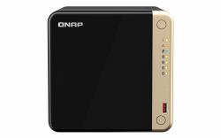 QNAP TS-464 NAS Tower Intel® Celeron® N5095 8 GB DDR4 0 TB QNAP QTS Schwarz 