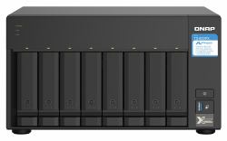 QNAP TS-832PX NAS Tower Annapurna Labs AL324 4 GB DDR4 0 TB QNAP Turbo System Aluminium, Schwarz 