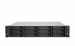 QNAP TS-H1886XU-RP-R2 NAS Rack [3U] Intel® Xeon® D D-1622 32 GB DDR4 0 TB QuTS hero Schwarz, Grau 