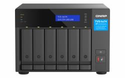 QNAP TVS-H674T-I5-32G NAS & Speicherserver Tower Intel® Core™ i5 i5-12400 32 GB DDR4 HDD QNAP QTS Schwarz 