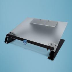 R-Go Tools Dokumentenhalter R-Go Read2Write, geeignet zum Lesen und Schreiben, ergonomisch, mit Handgelenkstütze, mattes Acrylglas 
