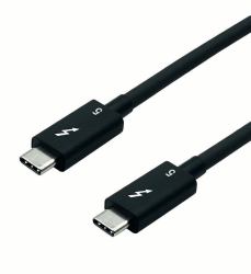ROLINE 11.02.9110 Thunderbolt-Kabel 0,5 m 80 Gbit/s Schwarz 