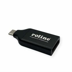 ROLINE 12.03.3227 USB-Grafikadapter 4096 x 2560 Pixel Schwarz 