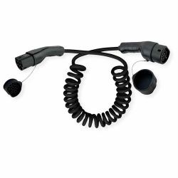 ROLINE EV-LADEKABEL SPIRALE.TYP2.3-PH - 16A.11KW.3M