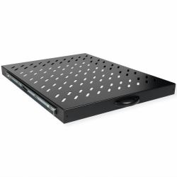 ROLINE 19-Zoll Fachboden 1 HE, ausziehbar 550 T 25 kg schwarz 