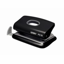Rapid FC10 Locher 10 Blätter Schwarz 