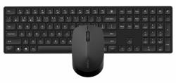 Rapoo 8020M Tastatur Maus enthalten RF Wireless + Bluetooth QWERTY Schwarz  - ausländische Version