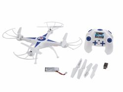 Revell GO! STUNT 4 Rotoren Quadrocopter 380 mAh Blau, Weiß 