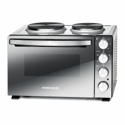 Rommelsbacher KM 3300 Küchenherd Tischkocher Elektro Versiegelte Platte Schwarz, Silber 
