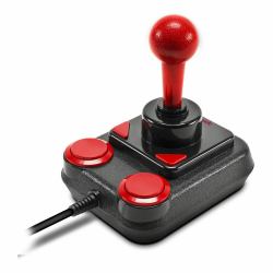 SPEEDLINK Competition Pro Extra Joystick Android,PC Analog USB 1.1 Schwarz, Rot 