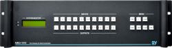 SY Electronics SY-MMU-1616 Matrixschalter Modulare AV-Matrix-Schalter Eingebautes Display 