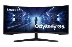 Samsung G55T Computerbildschirm 86,4 cm [34"] 3440 x 1440 Pixel UltraWide Quad HD LED Schwarz 