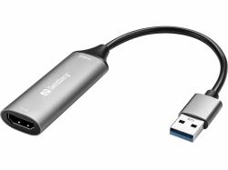 Sandberg 134-19 USB-Grafikadapter Grau 