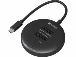 Sandberg 136-72 Speicherlaufwerk-Docking-Station USB 3.2 Gen 2 [3.1 Gen 1] Type-C Schwarz 