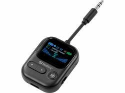 Sandberg 450-14 Kabellose Audio-Transmitter 3,5 mm 10 m Schwarz Eingebautes Display 
