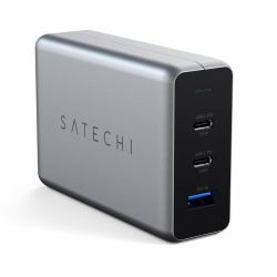 Satechi ST-TC100GM-EU Ladegerät für Mobilgeräte Universal Grau AC Auto 