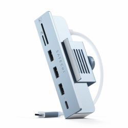 Satechi ST-UCICHB laptop-dockingstation & portreplikator Kabelgebunden USB 3.2 Gen 2 [3.1 Gen 2] Type-C Blau 