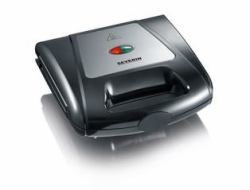Severin 2968 2 Waffel[n] 1000 W Schwarz, Chrom 