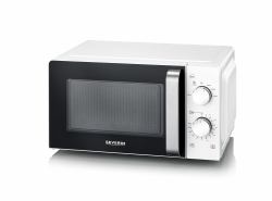 Severin MW 7885 Mikrowelle Schwarz, Weiß Solo-Mikrowelle Arbeitsplatte 17 l 700 W 