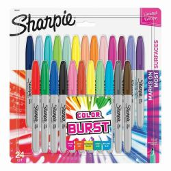 Sharpie Fine Marker 24 Stück[e] Feine Spitze Mehrfarbig 