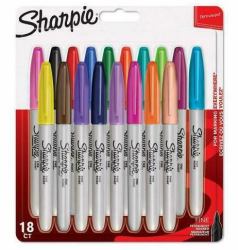 Sharpie Fine Marker 18 Stück[e] Feine Spitze Mehrfarbig 