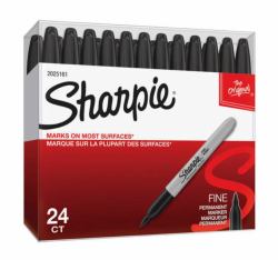 Sharpie Fine Marker 24 Stück[e] Feine Spitze Schwarz 
