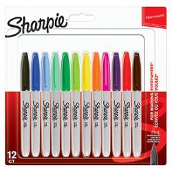 Sharpie 2065404 Permanent-Marker Mehrfarbig 12 Stück[e] 