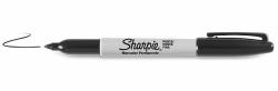 Sharpie Fine Point Permanent-Marker Feine Spitze Schwarz 12 Stück[e] 
