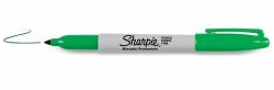 Sharpie Fine Point Permanent-Marker Feine Spitze Grün 12 Stück[e] 