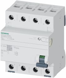 Siemens FI TYP B 40/4 30MA 6MA DC 4TE 