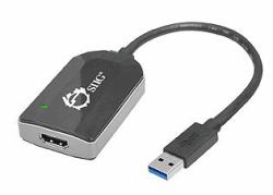 Siig JU-H20111-S1 USB-Grafikadapter Schwarz 