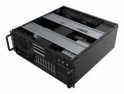 Silverstone RM47-502-I Computer-Gehäuse Rack Schwarz 