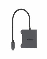 Sitecom AD-1017 Schnittstellen-Hub USB 3.2 Gen 1 [3.1 Gen 1] Type-C Schwarz, Grau 