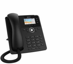 Snom Tischtelefon D717 IP-Telefon Schwarz 3 Zeilen TFT 