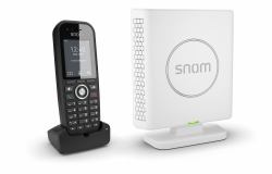 Snom M430 DECT-Telefon Anrufer-Identifikation Schwarz, Weiß 