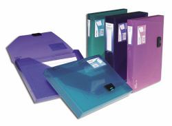 Snopake DocBox - Dark Blue, 35mm capacity Aktenordner Blau 