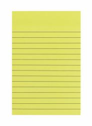 Snopake FSC Line Pad - Neon Yellow- 1 Pack