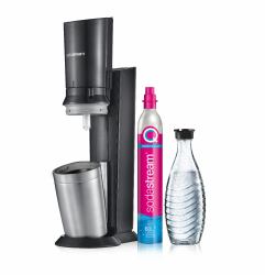 SodaStream Crystal 3.0 Metall, Edelstahl Schwarz 