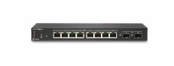 SonicWall SWS12-8 Managed L2 Gigabit Ethernet [10/100/1000] Schwarz 