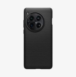 Spigen OnePlus 12 Liquid Air Matte Black Handy-Schutzhülle 17,3 cm [6.82"] Cover Schwarz 