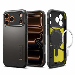 Spigen Tough Armor T [MagFit] Handy-Schutzhülle 16 cm [6.3"] Cover Dunkles Grau 