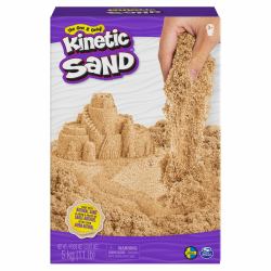 Spin Master Kinetic Sand - 5 kg naturbraun, magischer kinetischer Sand für Indoor-Sandspiel, Original aus Schweden, bekannt aus Kindergärten, für kreatives, entspanntes Indoor-Sandspiel, ab 3 Jahren 