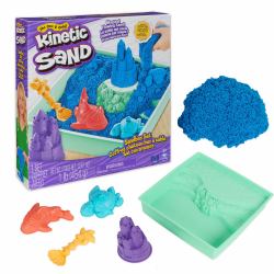 Spin Master Kinetic Sand Sandbox Set Blau 