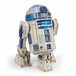 Spin Master 4D Build - Star Wars R2-D2 - detailreicher 3D-Modellbausatz aus hochwertigem Karton, 201 Teile, für Star Wars Fans ab 12 Jahren 