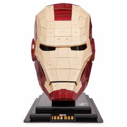 Spin Master 4D Build - Marvel Iron Man-Helm - detailreicher 3D-Modellbausatz aus hochwertigem Karton, 96 Teile, für alle Superhelden-Fans ab 12 Jahren 