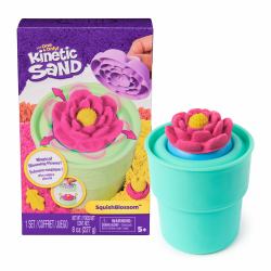Spin Master Kinetic Sand Squish Blumen Set 